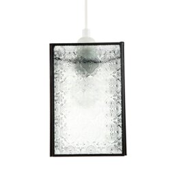 Rackhams Vintage Traditional Bronze Pendant Shade with Clear Moroccan Glass - thumbnail 5