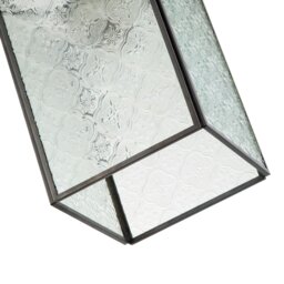 Rackhams Vintage Traditional Bronze Pendant Shade with Clear Moroccan Glass - thumbnail 4