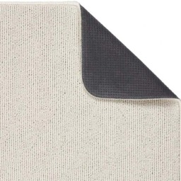 Rackhams Washable Plain Cream Mat and Runner - 67X100 cm - thumbnail 3