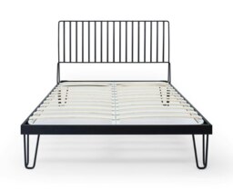 Rackhams Finn Bedsteads - Double - Brushed Brass - No Headboard Pads - thumbnail 3
