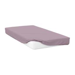 Rackhams 200 Thread Count Egyptian Cotton Fitted Sheet - Mulberry - Mulberry - Kingsize - 100% Egyptian Cotton - thumbnail 1