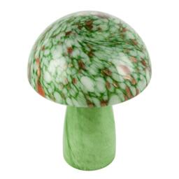Rackhams Retro Italian Designed Green Glass Mushroom Lamp with Copper Flecks - thumbnail 3
