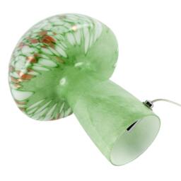 Rackhams Retro Italian Designed Green Glass Mushroom Lamp with Copper Flecks - thumbnail 4