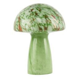 Rackhams Retro Italian Designed Green Glass Mushroom Lamp with Copper Flecks - thumbnail 1