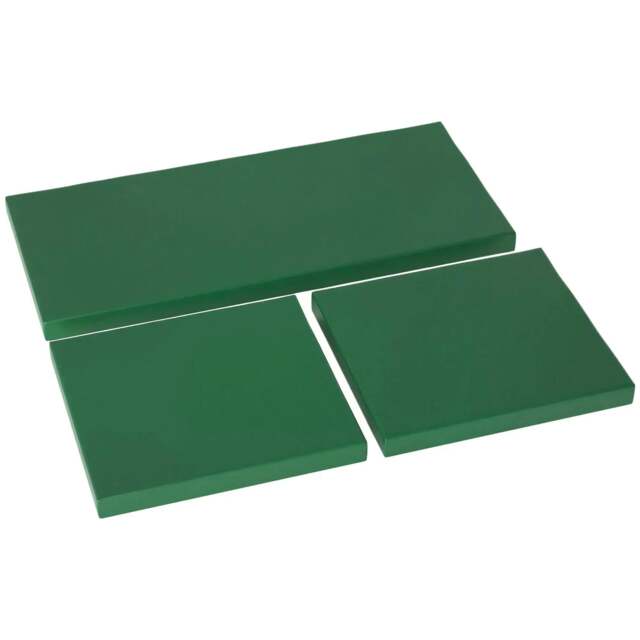 Rackhams Outdoor Seat Cushion Pads for Rattan Furniture, 3 PCs Garden Furniture Cushions, Green