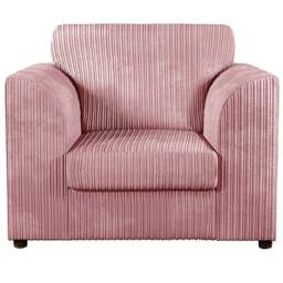 Rackhams Luxor / Ferguson Cord Armchair - Pink - thumbnail 1