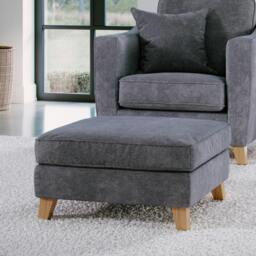 Rackhams The Elton Footstool - Steel