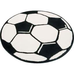 Rackhams Design Velours Football Rug Round - Ø 150 cm - thumbnail 3