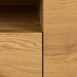 Rackhams Seaford Tv Unit 2 Doors 1 Drawer in Matt Wild Oak - 1 - thumbnail 6