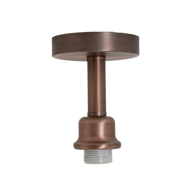 Rackhams Contemporary Designer Short Semi Flush Antique Copper Ceiling Light - image 1
