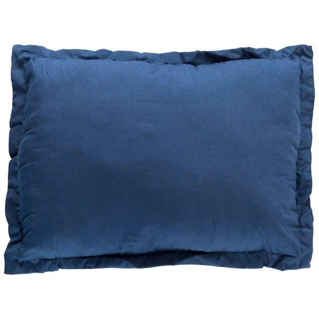 Rackhams Snoozefest Travel Pillow - Navy - One Size - Navy - 65% Polyester/35% Cotton - image 1