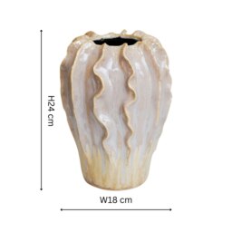 Rackhams Scarlet Coral Reef Vase - Pink - thumbnail 5