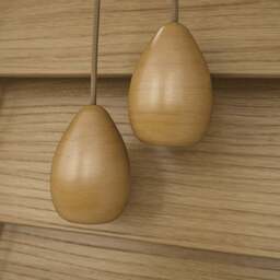 Rackhams Sahara Oak Faux Wood Fine Grain Venetian Blinds with Strings - 210cm - thumbnail 4