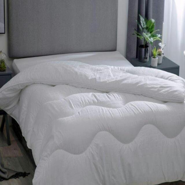 Rackhams Hotel Suite 10.5 Tog Filled Duvet - White - Kingsize - White - 100% Cotton - image 1