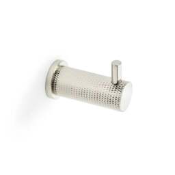 Rackhams Alexander & Wilks Brunel Knurled Coat Hook - Black - thumbnail 4