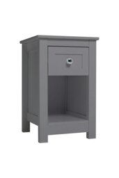 Rackhams One Drawer Small Side Table - Grey - thumbnail 4