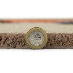 Rackhams Eco-Friendly Latex Backed Coir Entrance Doormat, 45x75cm - Fox - thumbnail 5