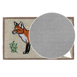 Rackhams Eco-Friendly Latex Backed Coir Entrance Doormat, 45x75cm - Fox - thumbnail 6