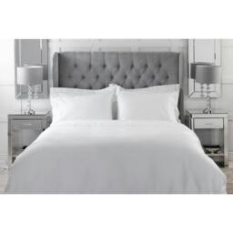 Rackhams Bamboo Duvet Cover - White - White - King - 70% Bamboo/30% Cotton - thumbnail 1