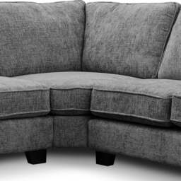 Rackhams Nebraska Slate Grey 5 Seater Corner Sofa Full Back - thumbnail 4