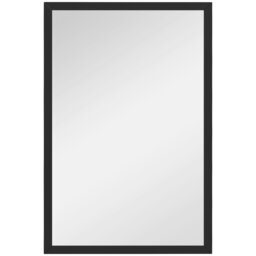 Rackhams Wall Bathroom Mirror for Home Decor, Vanity Mirror - Black - thumbnail 3