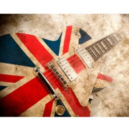 Rackhams Rock Guitar Wall Mural - Large - W350cm x H280cm - thumbnail 2