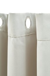 Rackhams 2 Panels Beige Blackout Curtains Polyester Drop Eyelet Curtains for Bedroom and Living Room, 229cm W x 229cm H - Beige - thumbnail 3