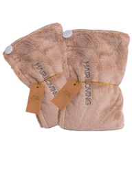 Rackhams Luxury Hair Towel Wraps – Ultra-Soft, Quick-Dry Towels for Women (Pack of 2) - 2x White - thumbnail 2