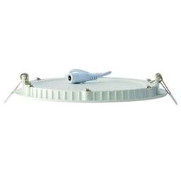 Rackhams Ultra Slim Round Flush Ceiling Light 24W Warm White LED 3000k Corridor Lamp - thumbnail 3