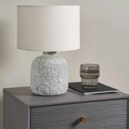 Rackhams Gloria Natural Ceramic Table Lamp - thumbnail 2