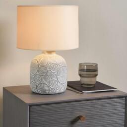 Rackhams Gloria Natural Ceramic Table Lamp