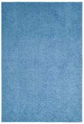 Rackhams Fiji Sky Blue Washable Solid Shaggy Rug - 100X150 cm - thumbnail 1