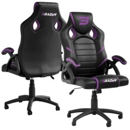 Rackhams Puma PC Gaming Chair - Red - PU - PC Gaming Chair - thumbnail 4