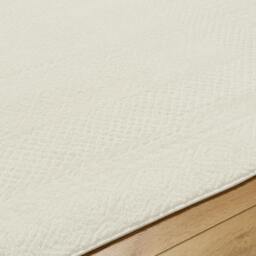 Rackhams Freud-Modern Ivory Off-White High Pile Rug - 120 x 170 cm - thumbnail 3