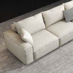 Rackhams R67 Anselm Two Seater, Three Seater Sofa, Modular Sofa - Two Seater 240cm - Blue - thumbnail 3