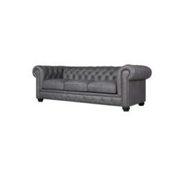 Rackhams The Dorchester Three Seater Sofa, Armchair - Three Seater 210cm - Grey - thumbnail 3