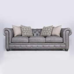 Rackhams The Dorchester Three Seater Sofa, Armchair - Three Seater 210cm - Grey - thumbnail 4