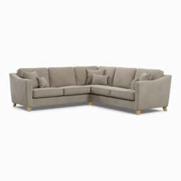 Rackhams The Elton Large Corner Sofa - Terracota - thumbnail 3