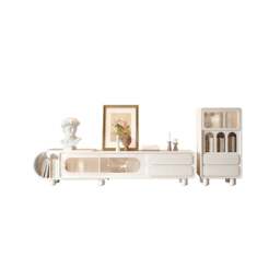 Rackhams Murphy TV Stand with Sideboard, Murphy Living Room Set, Cream - Only TV stand - thumbnail 5