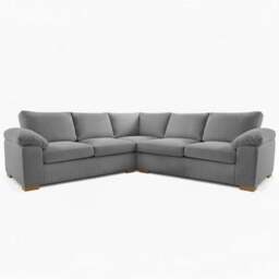 Rackhams Riva Amalfi Jumbo Cord Large Corner - 5 Seater Large Corner Sofa - Cream - thumbnail 3