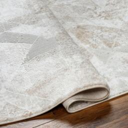 Rackhams San Francisco-Abstract Ivory Tan Modern Marble Rug - 200 x 275 cm - thumbnail 4