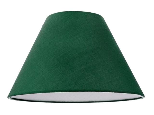 "Rackhams 12"" Forest Green Cotton Coolie Lampshade Suitable for Table Lamp or Pendant" - image 1