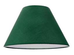 "Rackhams 12"" Forest Green Cotton Coolie Lampshade Suitable for Table Lamp or Pendant"