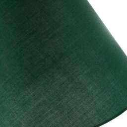 "Rackhams 12"" Forest Green Cotton Coolie Lampshade Suitable for Table Lamp or Pendant" - thumbnail 4