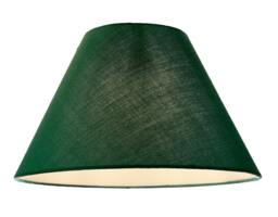 "Rackhams 12"" Forest Green Cotton Coolie Lampshade Suitable for Table Lamp or Pendant" - thumbnail 2