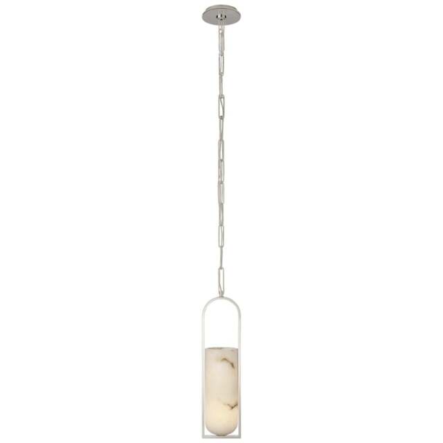 Rackhams Melange Small Elongated Pendant Light - Polished Nickel - image 1