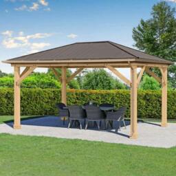 Rackhams Rain Gutter Kit for 12ft x 16ft Meridian Gazebo - thumbnail 5