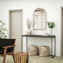 Rackhams Modern Arched Window Wall Mirror for Bedroom - thumbnail 6