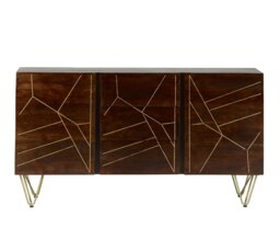 Rackhams Large Sideboard with Doors and Drawers Bishop Dark Mango - Wood - 1 - thumbnail 4