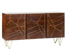 Rackhams Large Sideboard with Doors and Drawers Bishop Dark Mango - Wood - 1 - thumbnail 2